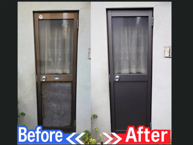 玄関ドア ダイノックシート施工専門（大健信和）サービスの画像