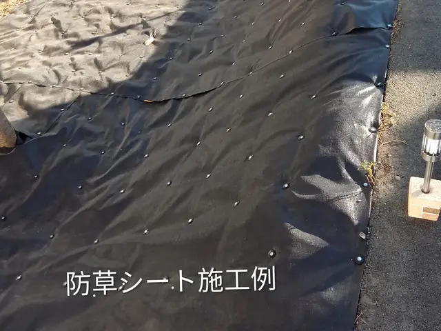 防草シート張ります。栃木群馬埼玉茨城！迅速対応◎防草シート工事します！サービスの画像