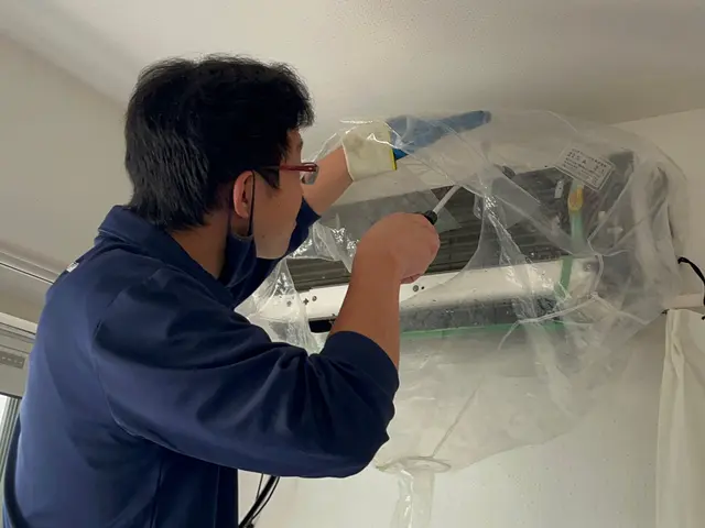 ◆エアコンクリーニングでクリーンな空気にリフレッシュ◆サービスの画像