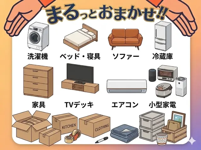 ［新規出店につき特別価格7000円！］急なご依頼も安心！不用品回収いたします！サービスの画像