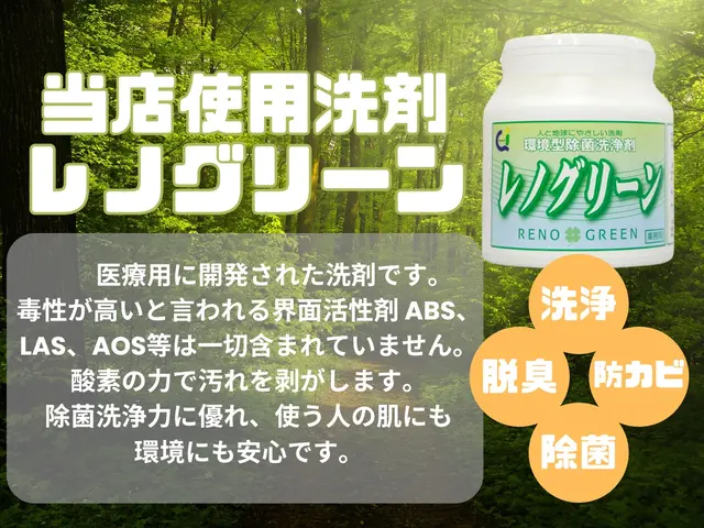 通常抗菌は無料！★天然洗剤使用で安心安全 ★ 複数台でおうち丸ごとお得！サービスの画像