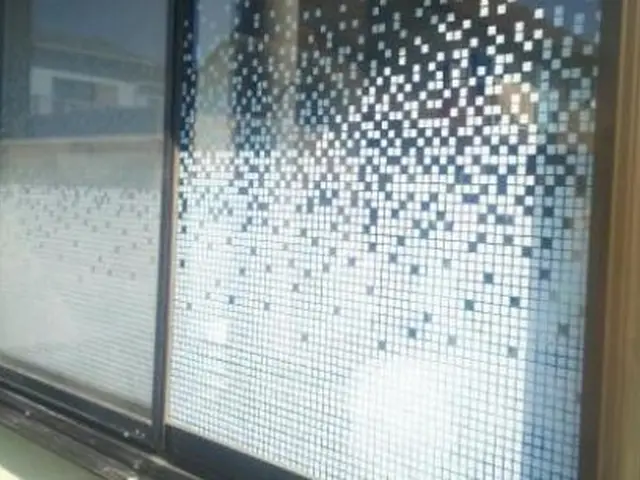 安心・安全7の確保を！ガラス飛散防止とUVカットのフィルム施工です。サービスの画像