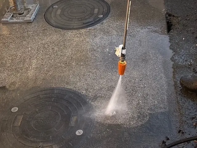 駐車場高圧洗浄サービスの画像