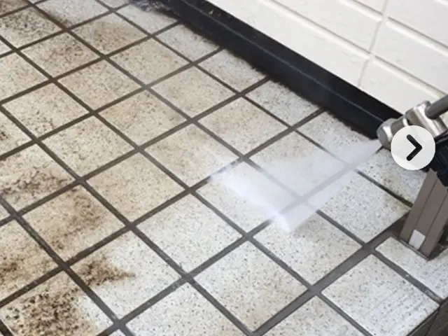 玄関ポーチ、アプローチの高圧洗浄サービスの画像