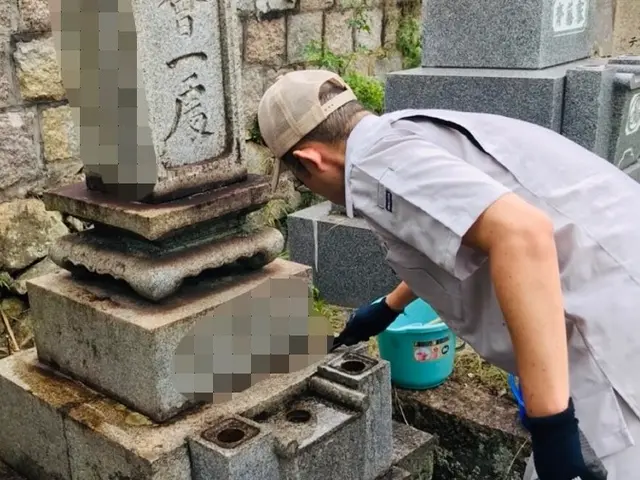 【実績多数・丁寧な対応】真心込めてお墓参り致します◎墓石清掃◎草むしりサービスの画像
