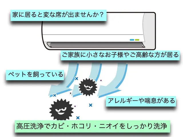 アレルギー改善に、ペットやお子様にも安心、天然洗剤使用☆サービスの画像