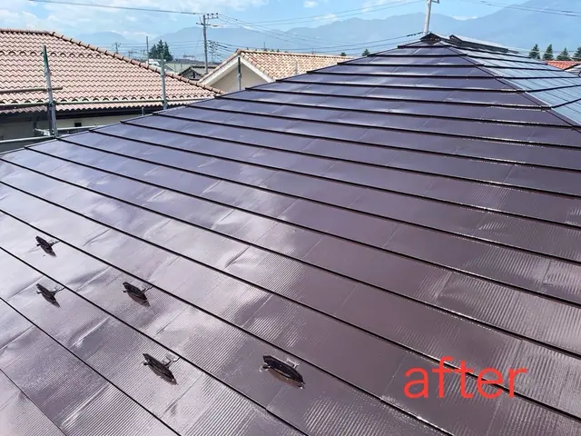 高耐久シリコン塗装！高圧洗浄作業付き下塗り1回上塗り2回の計３回塗り！サービスの画像