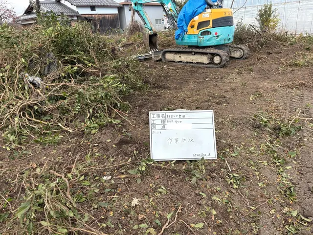 空き地、自宅等、伐採から抜根お任せください！サービスの画像