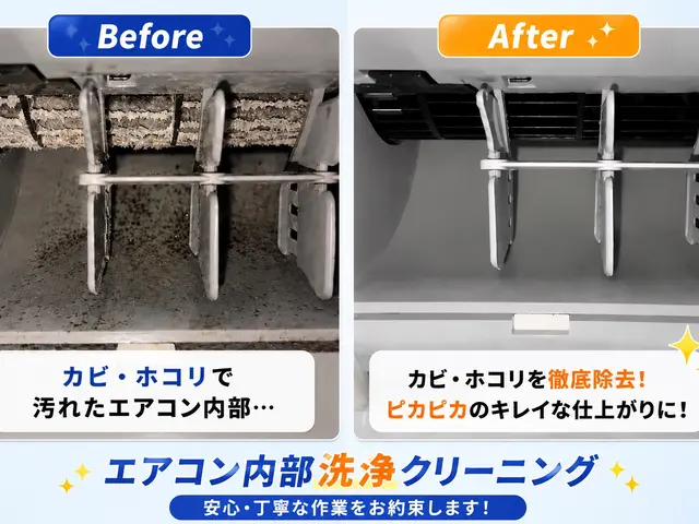 【複数台のご依頼がお得】★環境にやさしいエコ洗剤で安心エアコンクリーニングサービスの画像