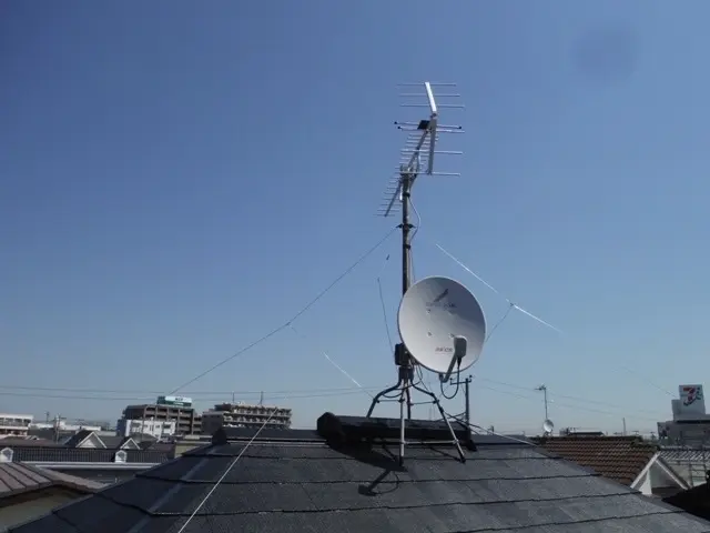 地デジアンテナ設置工事、BSアンテナ設置工事等サービスの画像