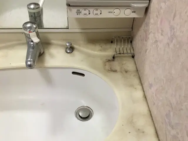 【洗面ボール、鏡、水栓の汚れをキレイスッキリ！】◆クレカ決済OK！サービスの画像