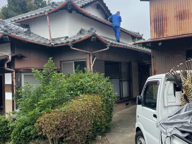 雨樋補修、雨樋、竪樋清掃サービスの画像