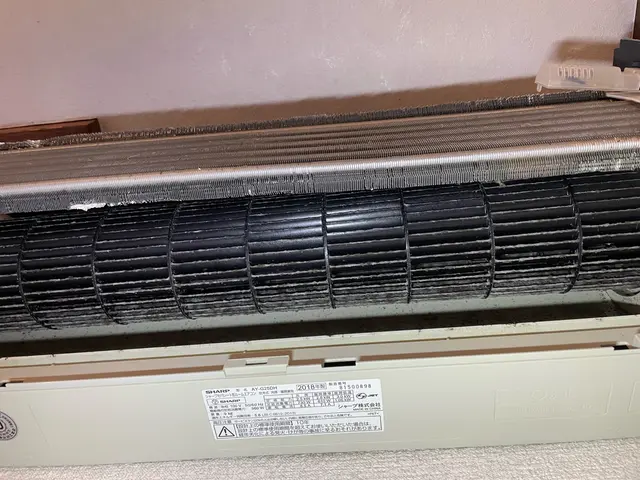 エアコン清掃 / 壁掛けタイプ　　　　　　今のところシャープ製三菱製のみ対応サービスの画像