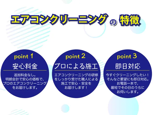 ☑エアコン講師が施工で安心❣ ✴【ドレン水抜き】無料！☘今だけの限定特典✳サービスの画像