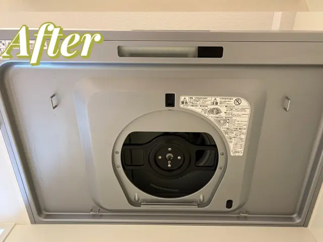 経験豊富なスタッフが頑固な油汚れキレイに清掃致します！サービスの画像