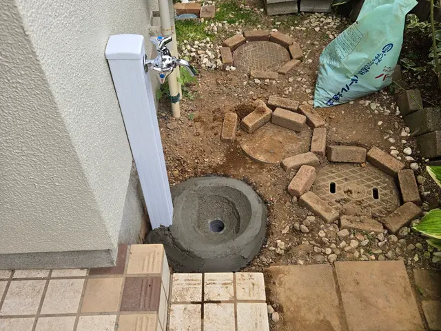 水栓柱だてガーデンシンク設備サービスの画像