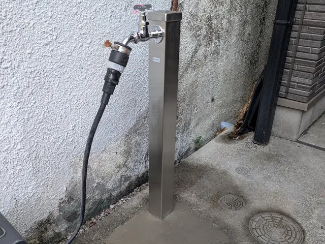 散水栓から立水栓工事！サービスの画像