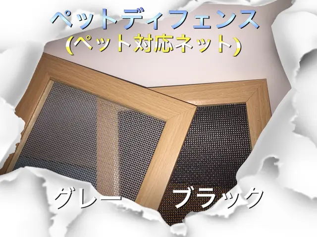 現地で張り替え∥基本は細かい網目//名古屋から訪問、遠方のお客様は複数枚にてサービスの画像
