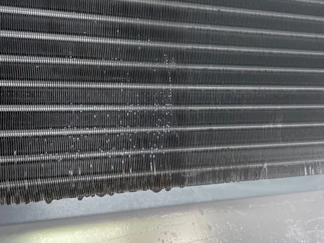 通常の清掃では取れないエアコン内部の汚れも徹底的に分解・高圧洗浄いたします。サービスの画像