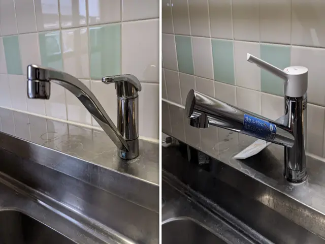 ネット等で購入した水栓器具を即日、取り替え致します。【駐車場代当店負担】サービスの画像