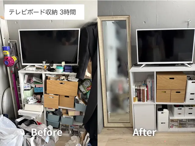 【実績100件超】整理収納×美掃除◎ あなた史上最高に居心地良いお部屋へ!!サービスの画像