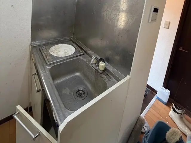 油汚れ・ベタつき、シンクの水アカを綺麗に！サービスの画像