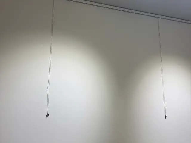 ピクチャーレール取付、正確に下地に取付、カット対応サービスの画像