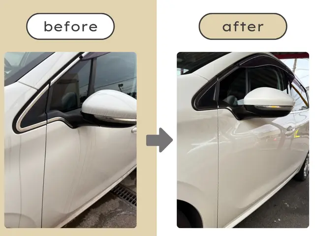 ◆毎月80台以上の施工実績◎細部まで丁寧な手洗い洗車☆美しいツヤを復活させます☆サービスの画像