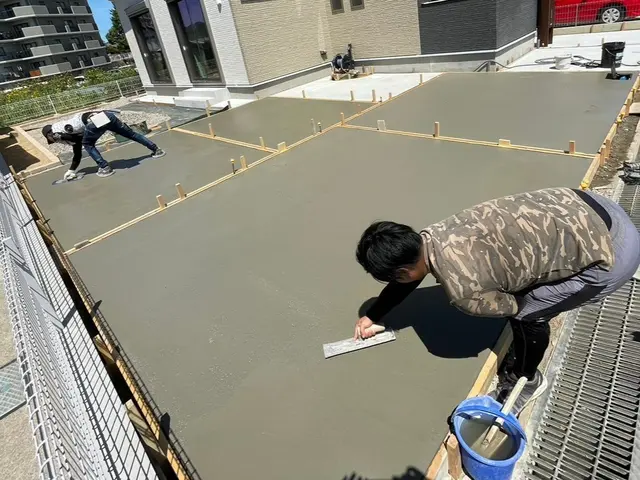 綺麗なお家に住みませんか？仕上がり抜群！駐車場施工・土間コンクリート施工サービスの画像
