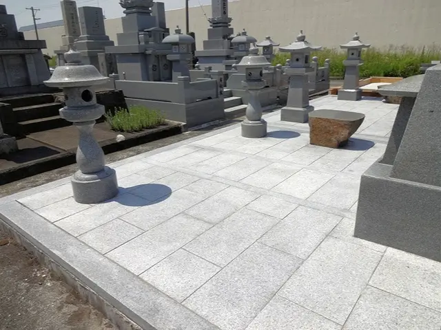 墓石クリーニング一式、目地コーキング仕上げ込み、４万８０００円の柳沢石材店サービスの画像