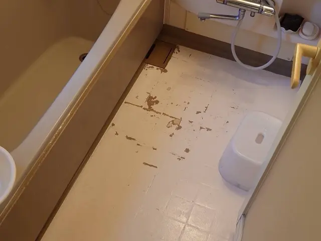 古くなったバスタブを専用塗料を使いペイントリフォームサービスの画像