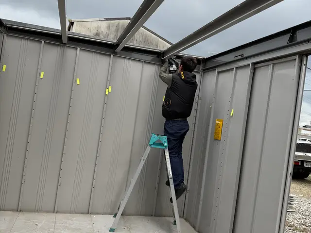 ☆物置の解体&撤去&回収☆中身の不用品回収も対応可能☆軽トラ〜2tトラックで対応サービスの画像