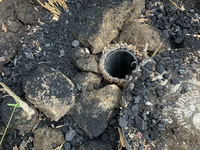 自然素材を使用し、地中の酸素不足、水捌けを良くし健康的な根っこを育てます。サービスの画像