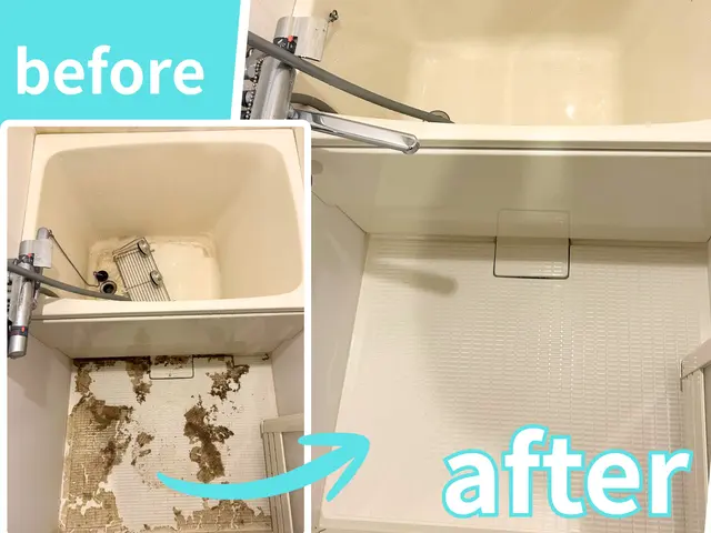 【浴室クリーニング】PayPay可★エプロン内部まできっちり洗浄★サービスの画像