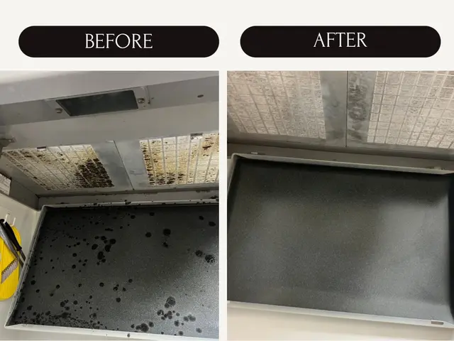 頑固な油汚れも丁寧に真心を込めてキレイにいたします！サービスの画像