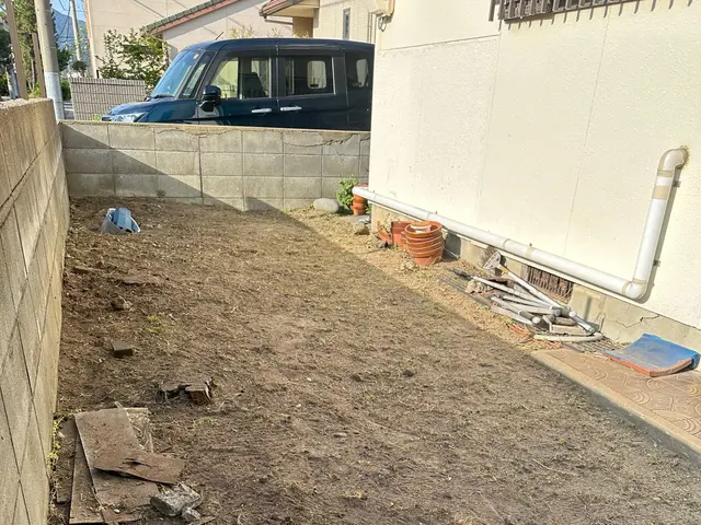 お客様の笑顔100%！丁寧作業で庭が生まれ変わるサービスの画像