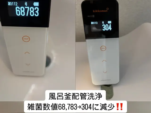 キレイなお湯でお肌も安心！ルミテスターによる作業前後の雑菌数検査付きです！サービスの画像