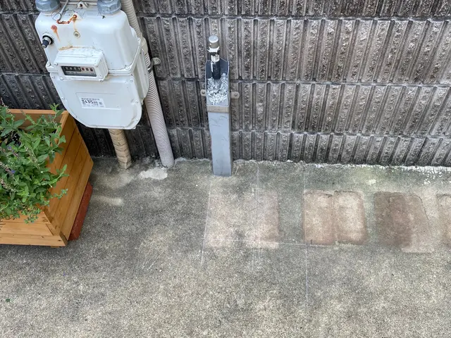 散水栓をオシャレな立水栓に！サービスの画像