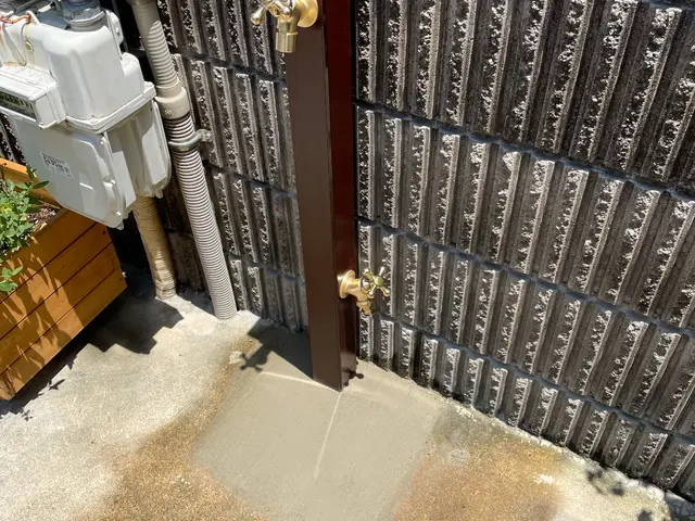 散水栓をオシャレな立水栓に！サービスの画像
