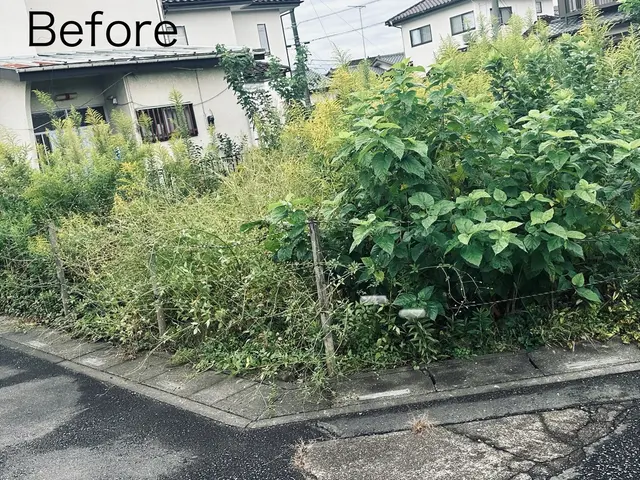 草刈りはプロにお任せ！早くて丁寧、庭も心もスッキリ爽快！サービスの画像