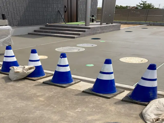 宅配ボックス　機能ポール　機能門柱　取り付けサービスの画像