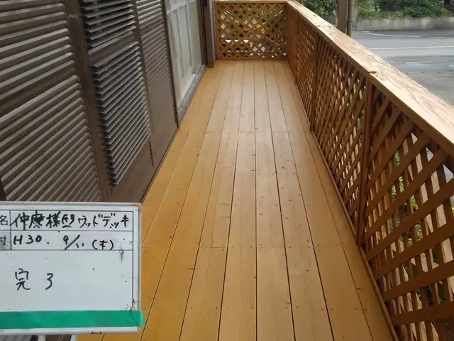 《ウッドデッキ/建具/椅子/遊具/机》仕上げ方など多数の実績ありますサービスの画像