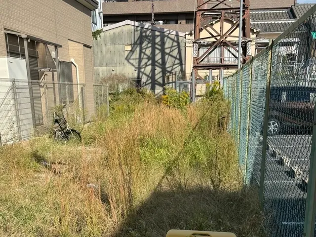 お庭やマンション周りの草抜きもキレイに！！知識と経験が豊富なのでお任せください。サービスの画像