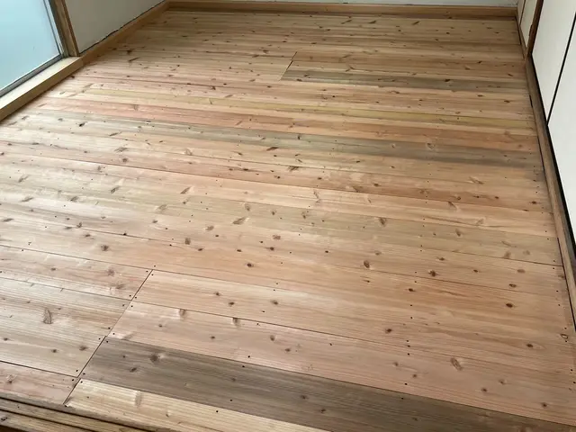 畳からフローリングへ施工可能★6畳なら即日施工、即日仕上げ可能サービスの画像