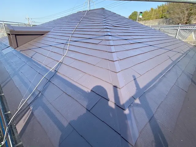 ★スレート屋根塗装★シリコン系塗料★１級塗装技能士の高品質を提供します♫サービスの画像