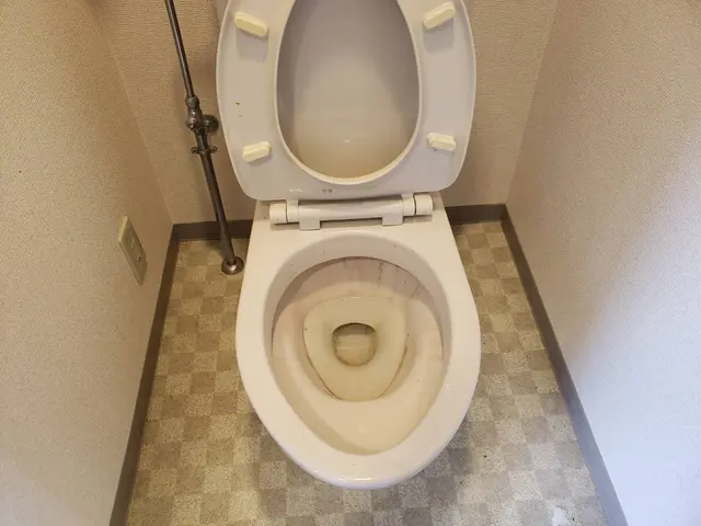 【落ちない尿石❢見違えるほど綺麗に★】見えない便座裏もかなり汚れ蓄積しています‼サービスの画像