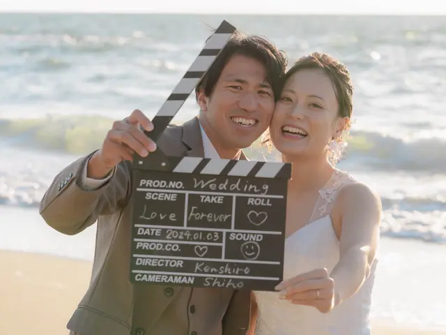 お二人の笑顔溢れるウェディング写真お任せください！サービスの画像