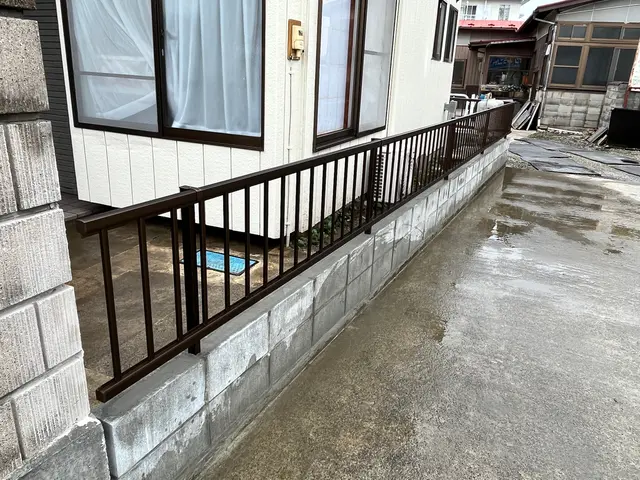 美里町の大煌です！フェンス取り付けます！サービスの画像