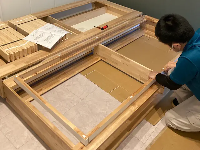 【夫婦で訪問いたします】組み立て設置まで丁寧に作業します。ダンボール無料回収◎サービスの画像