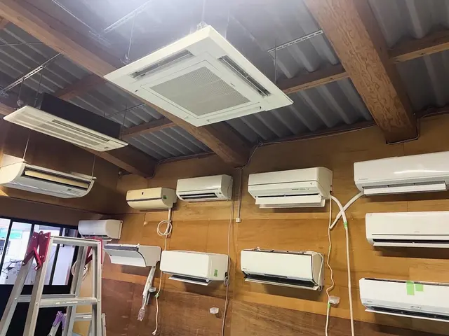 ◎天カセ、天吊、業務用エアコン全てお任せください！30年の技術と経験で安心を！サービスの画像